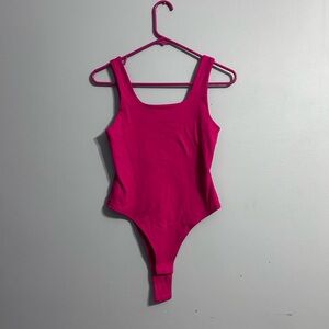 Pink Sleeveless Bodysuit
